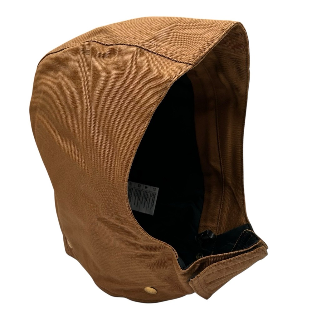 Carhartt Firm Duck Insulated Canvas Hood Sz 2X-5XL Brown Cotton Water-repellent - Picture 5 of 16